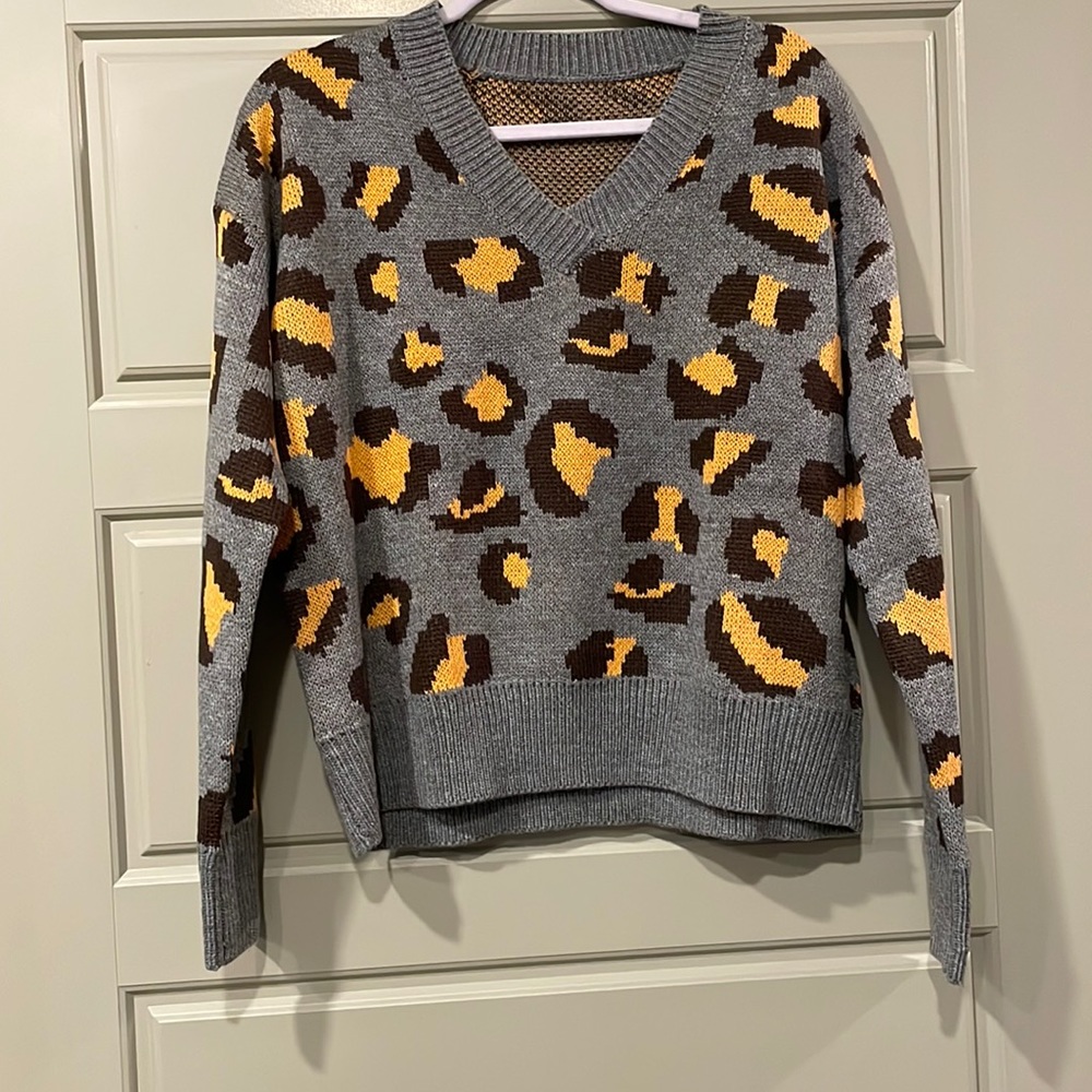 Leopard Print Sweater